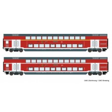 RO74149 2 piece set: Double-deck coaches